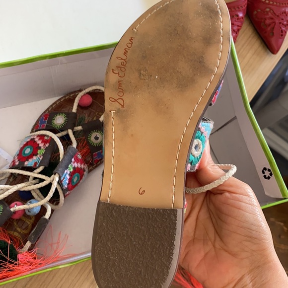 Sam Edelman Gretchen boho gladiator sandals 6 - Picture 5 of 5